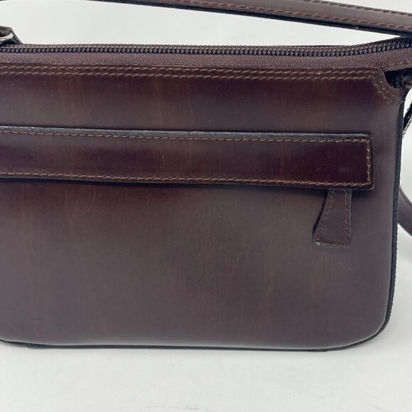 brown leather handbag shoulder bag small - Picture 4 of 11